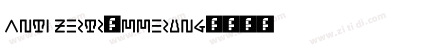 Anti Zertrümmerung字体转换